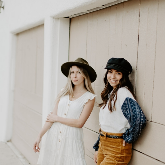 Sadie & Sage Ballon Sleeve Multi Print Top - Picture 4 of 7